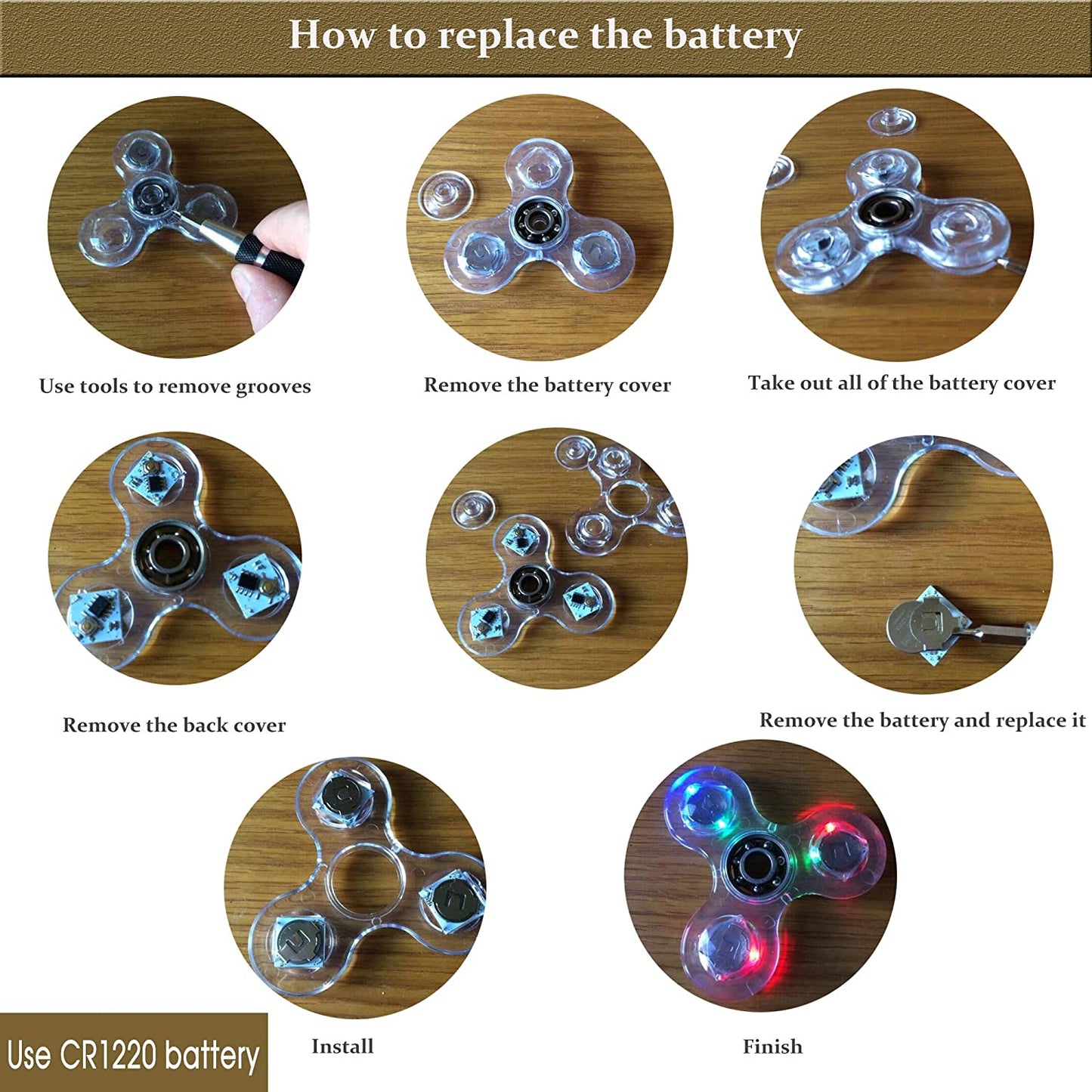 EMORIA™-LED Glow Fidget Spinner