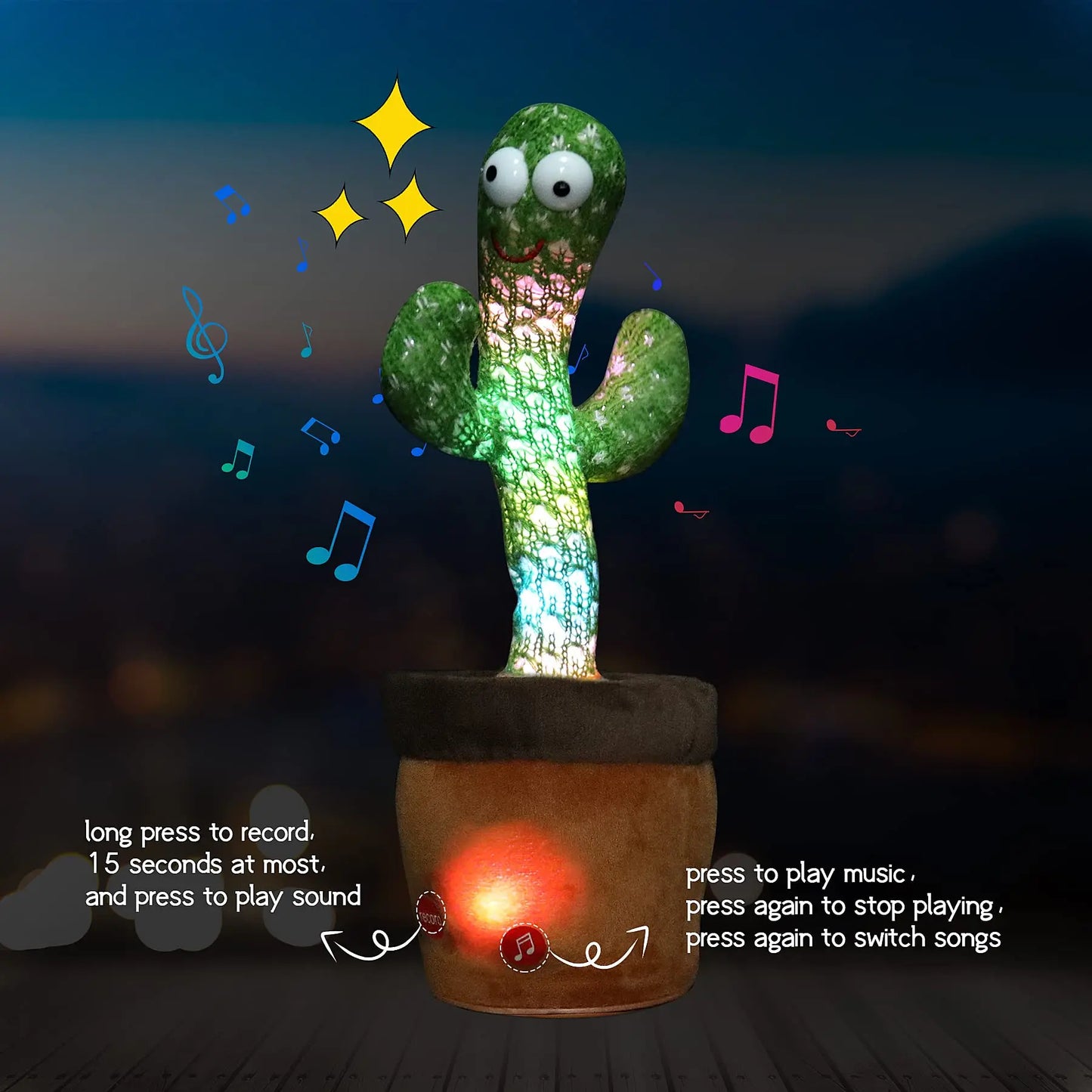 EMORIA™-Cacto Dancing Cactus Plush Toy