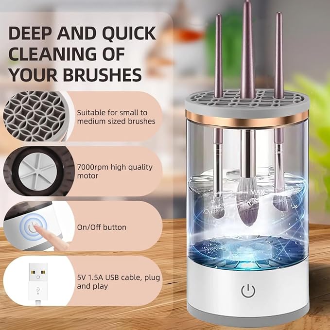 EMORIA™-Electric Makeup Brush Cleaner