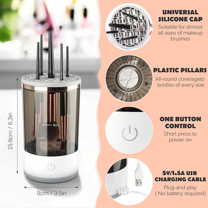 EMORIA™-Electric Makeup Brush Cleaner